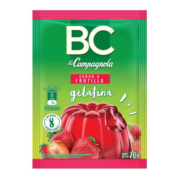 Gelatina Bc Frutilla 20 Gr