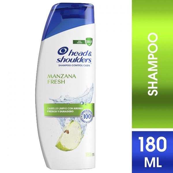 Shampoo Head & Shoulders manzana fresh x 180 ml