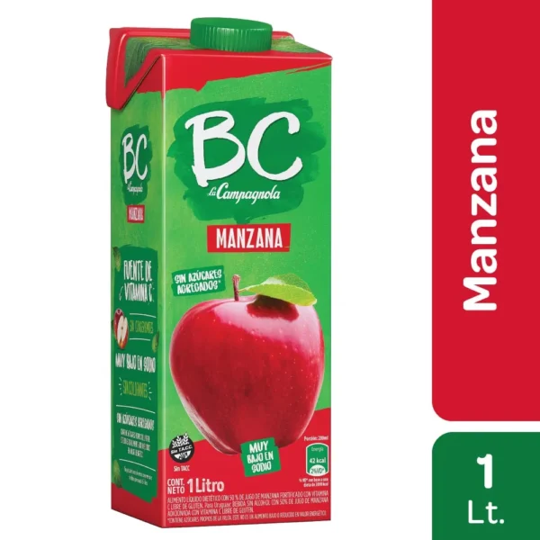 Jugo BC manzana x 1 lt