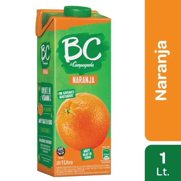 Jugo BC naranja x 1 lt