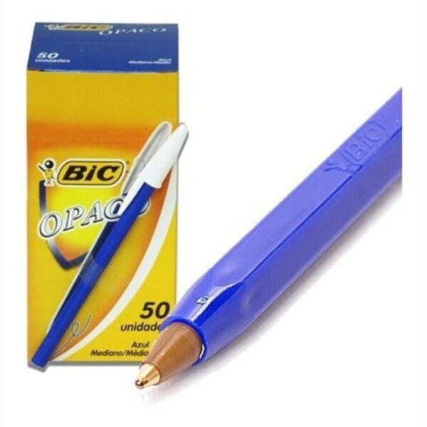 Lapicera Bic Azul opaco x 1 unidad